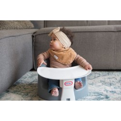 Siège style bumbo avec tablette