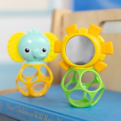 Lot de 2 hochets Oball Lion...