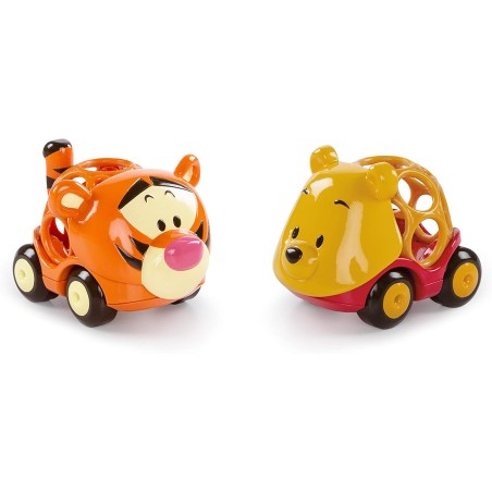 Lot de 2 voitures OBALL winnie tigrou