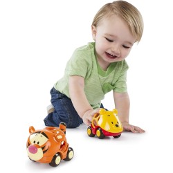Lot de 2 voitures OBALL winnie tigrou