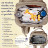 Sac à dos à langer avec pochette de change amovible