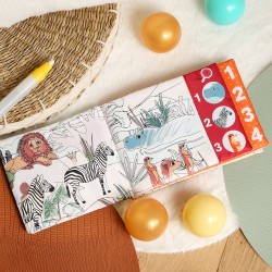 Livre avec crayon à eau