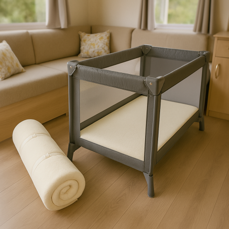 Matelas de voyage roulé