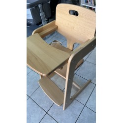Chaise haute évolutive en bois