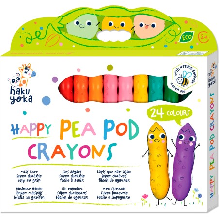 Pack 24 crayons Haricot