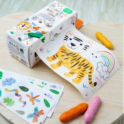 Kit rouleau de coloriage avec crayon