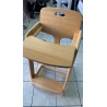 Chaise haute en bois évolutive