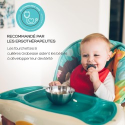 Lot de 2 couverts apprentissage GRABEASE