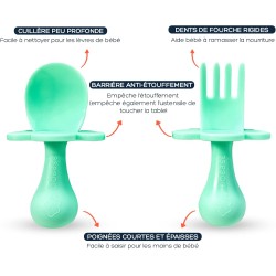Lot de 2 couverts apprentissage GRABEASE