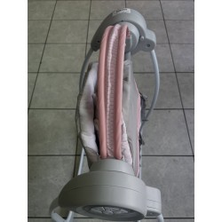 Transat balancelle rose avec arche