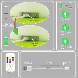 Veilleuse Silicone avec télécommande