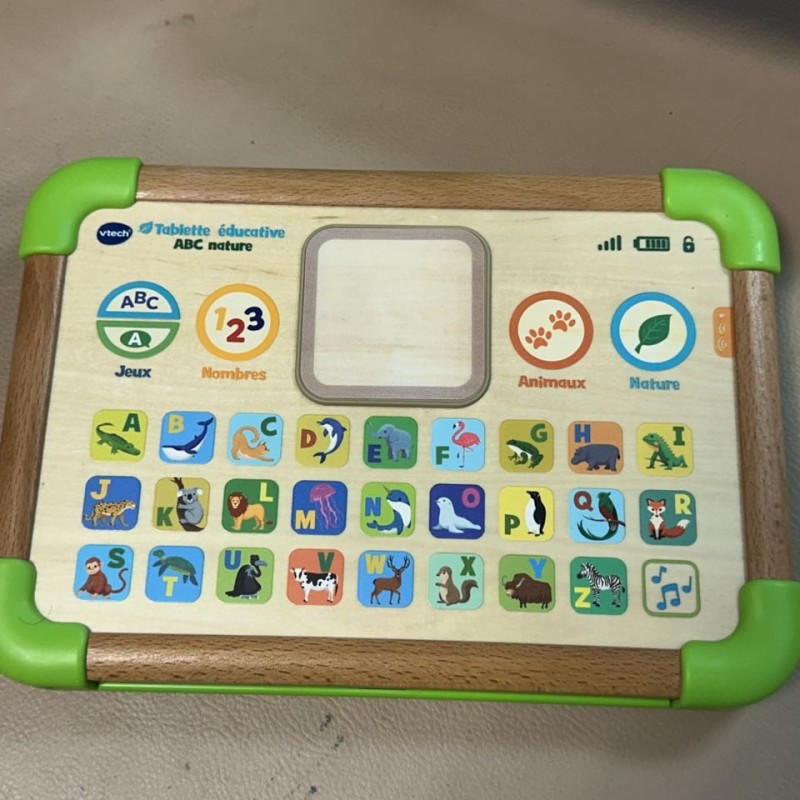 Tablette en bois vtech