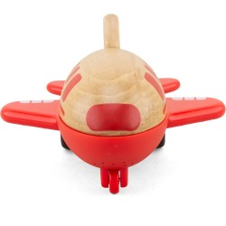 Véhicule avion en bois et sonore