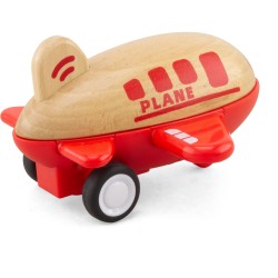 Véhicule avion en bois et sonore