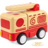 Jeu camion de pompier bois sonore