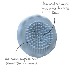 Brosse 2 en 1 La méduse MILA