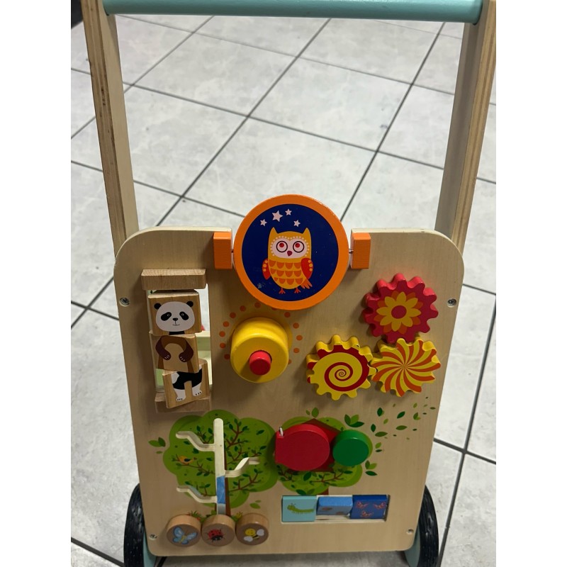 Pousseur en bois coloré