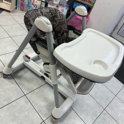 Chaise haute inclinable peg perego