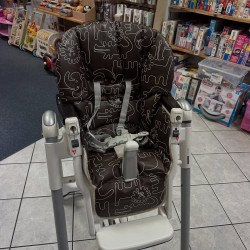 Chaise haute inclinable peg perego