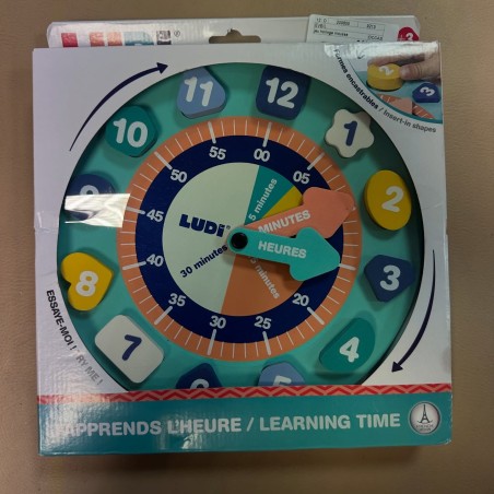 Jeu horloge en mousse