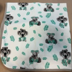 Couverture en coton Coq en Pate