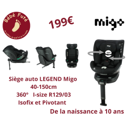 Siège auto Pivotant Isofix Migo Légend