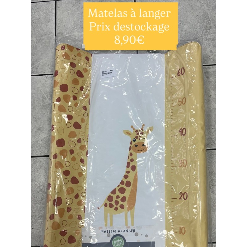 Matelas à langer prix destockage