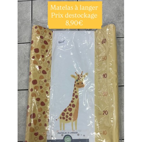 Matelas à langer prix destockage