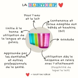 Babycup premières tasses ou verres