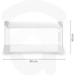 Barrière de lit filet blanc