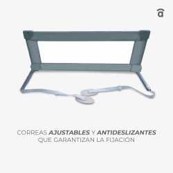 Barrière de lit filet blanc