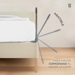 Barrière de lit filet blanc