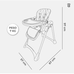 Chaise Haute allongeable Asalvo