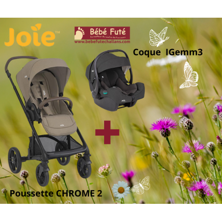 Duo Poussette CHROME 2 JOIE + IGemm3