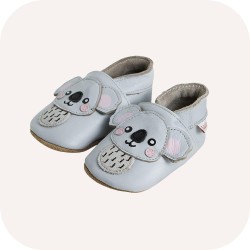 Chausson Cuir de Mouton Lait et Miel