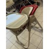 Chaise haute chicco rouge
