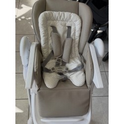 Chaise haute allongeable multipositions