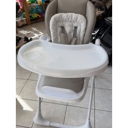 Chaise haute allongeable multipositions
