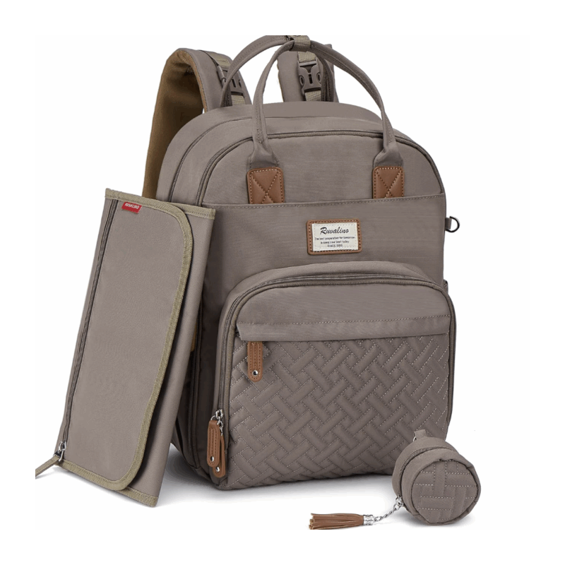Sac à dos à langer avec pochette de change amovible