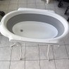 Baignoire pliante et son pied
