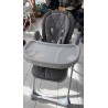Chaise haute allongeable grise bb confort