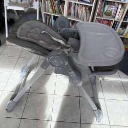 Chaise haute allongeable grise bb confort