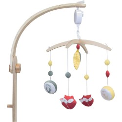 Mobile musical Foret Support en bois