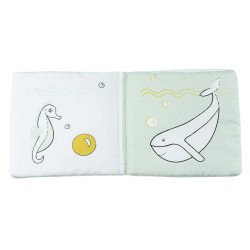 Livre tissus pour bébé avec miroir