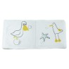 Livre tissus pour bébé avec miroir