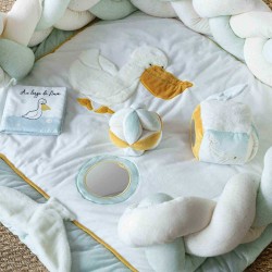 Livre tissus pour bébé avec miroir