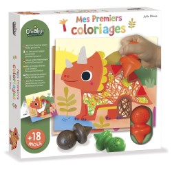 Mes premiers Coloriages Dinos ou Forêt