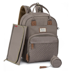 Sac à dos à langer avec pochette de change amovible