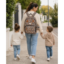 Sac à dos à langer avec pochette de change amovible