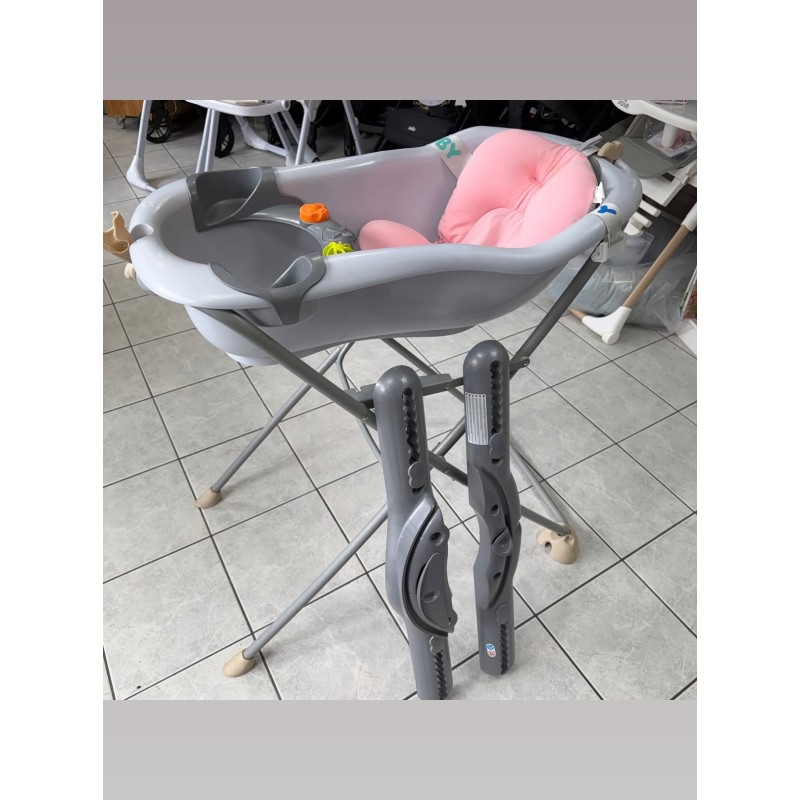 Baignoire sur pied evolutive